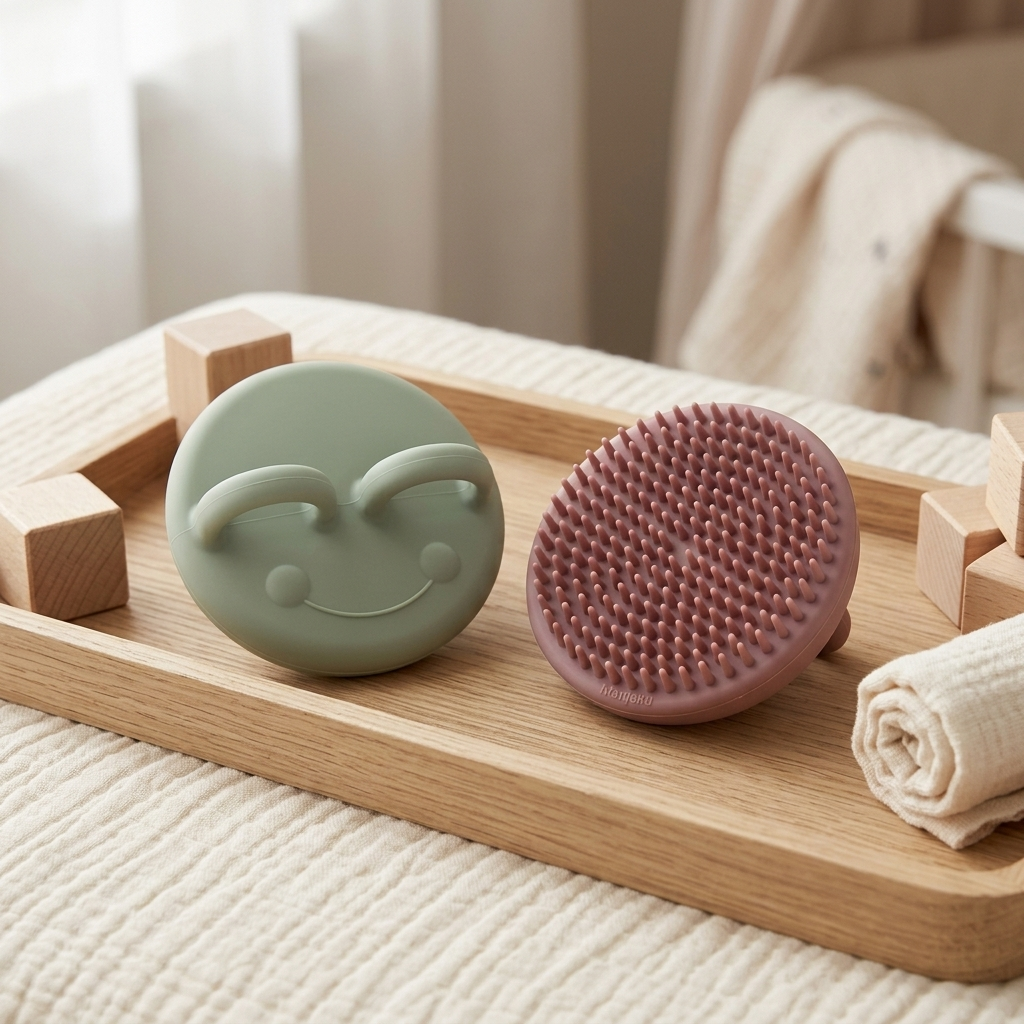 MOMMYMORA SILICONE BABY SHOWER BRUSH