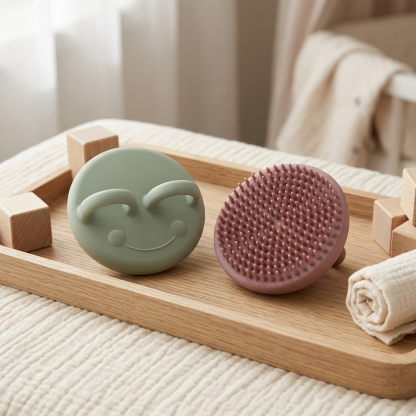 MOMMYMORA SILICONE BABY SHOWER BRUSH