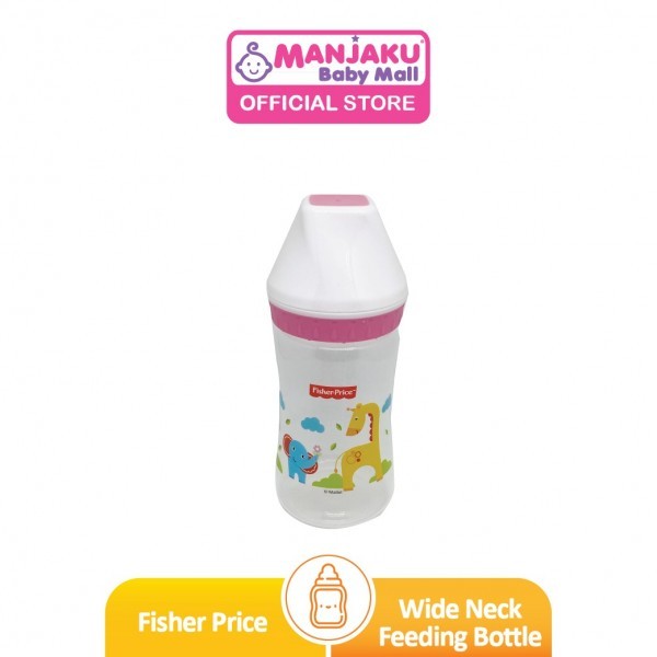 Fisher Price PP Wide Neck Feeding Bottle (4oz) - Assorted Color