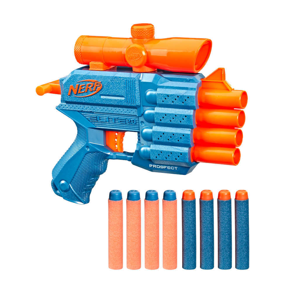 Nerf Elite 2.0 Prospect QS4 Dart Blaster With 8 Darts Toy Gun (Model:F4190)