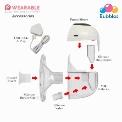 Bubbles L9 Wearable Electric Breast Pump (BUB0026)