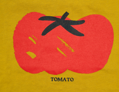 Kemeja-T Baby Hippo Lengan Pendek Tops Kasual (HTT0125-10003 - Tomato )