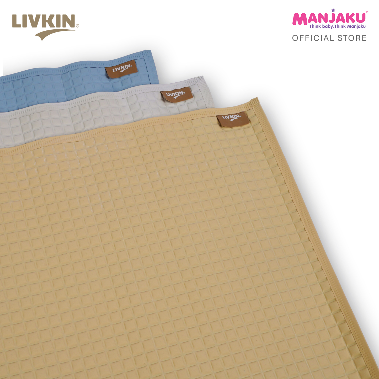 LIVKIN AIR FILLED RUBBER COTSHEET (M) / (XL) PINK / ORANGE / GREEN