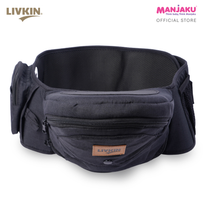 LIVKIN HS2438 HIPSEAT BABY CARRIER LIGHT GREY / BLACK