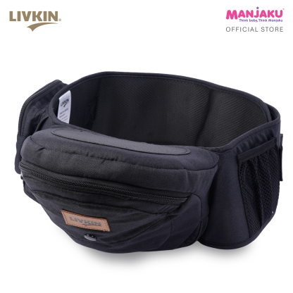 LIVKIN HS2438 HIPSEAT BABY CARRIER LIGHT GREY / BLACK