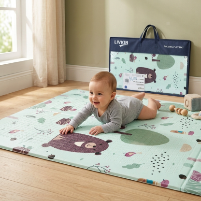 LIVKIN FOLDABLE PLAYMAT 150X200X1.5CM ROADMAP