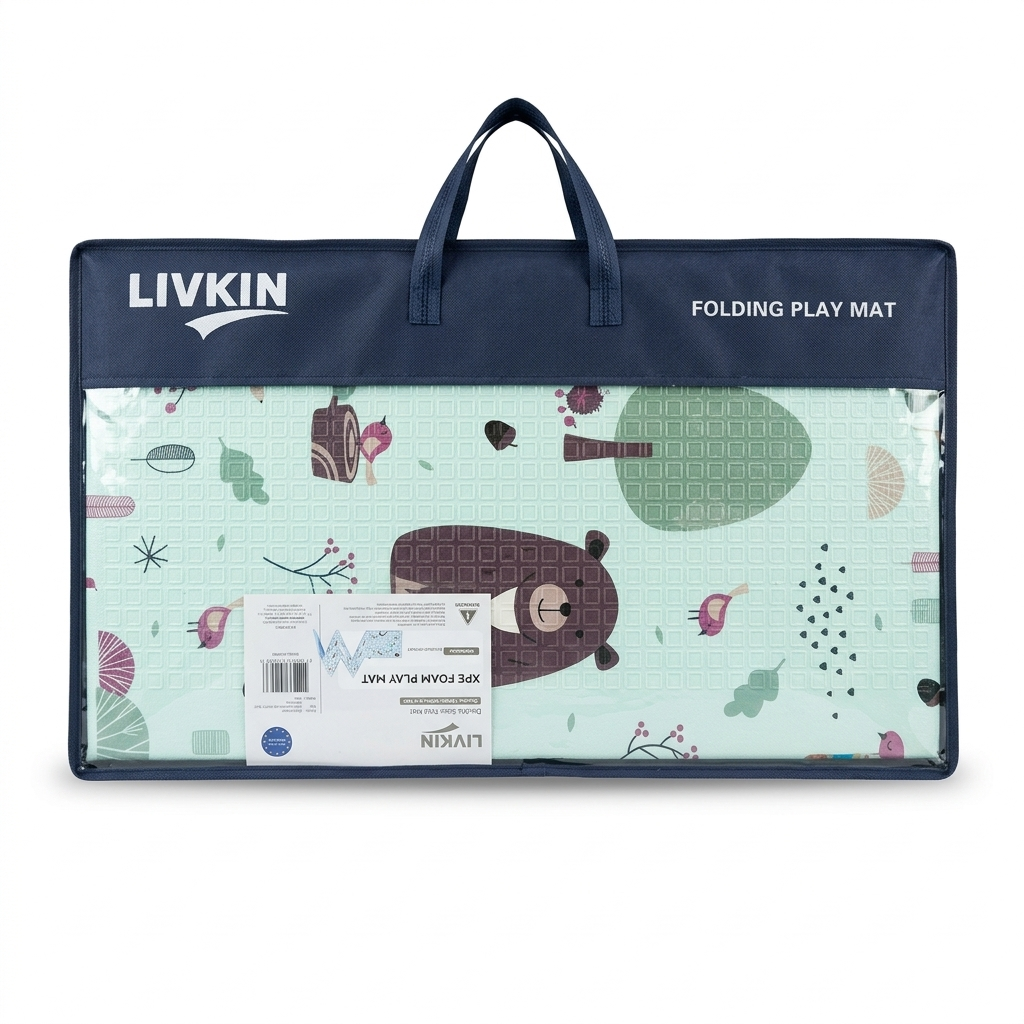 LIVKIN FOLDABLE PLAYMAT 150X200X1.5CM ROADMAP