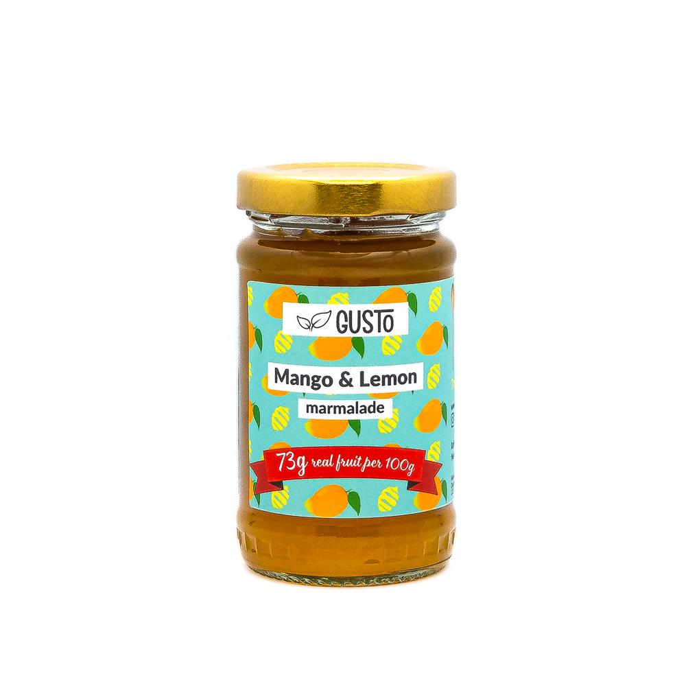 GUSTO Mango and Lemon Marmalade Spread Jem 120G
