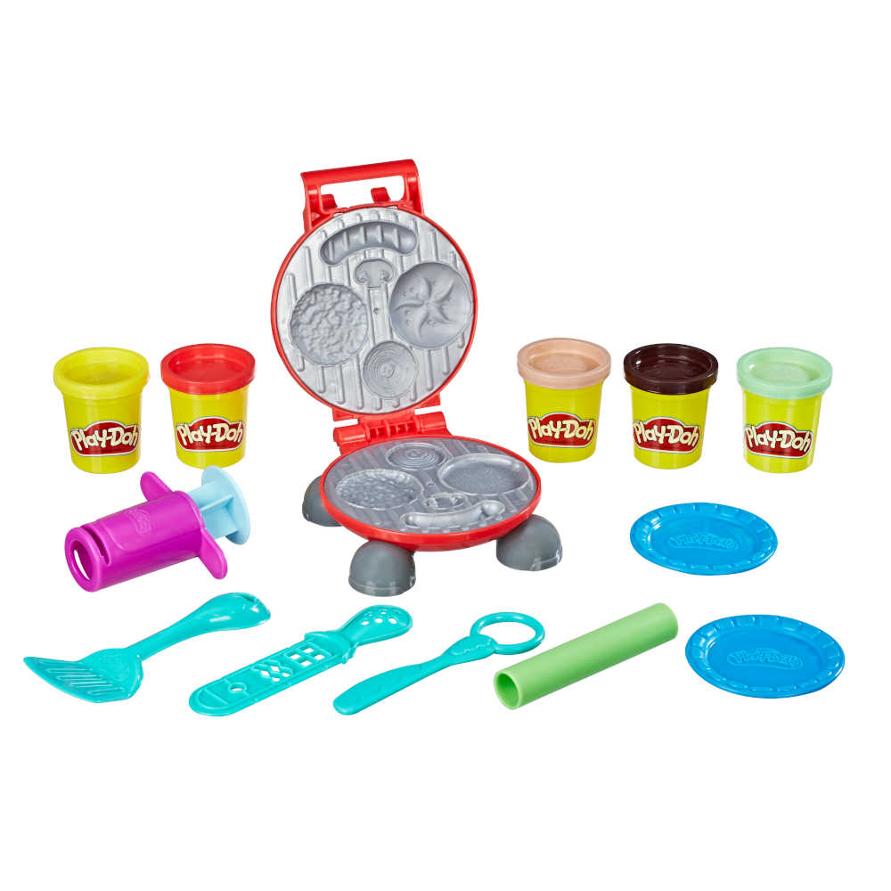 Play-Doh Kitchen Creations Burger Barbecue With 5 Play Doh Color Can (Model:B5521)