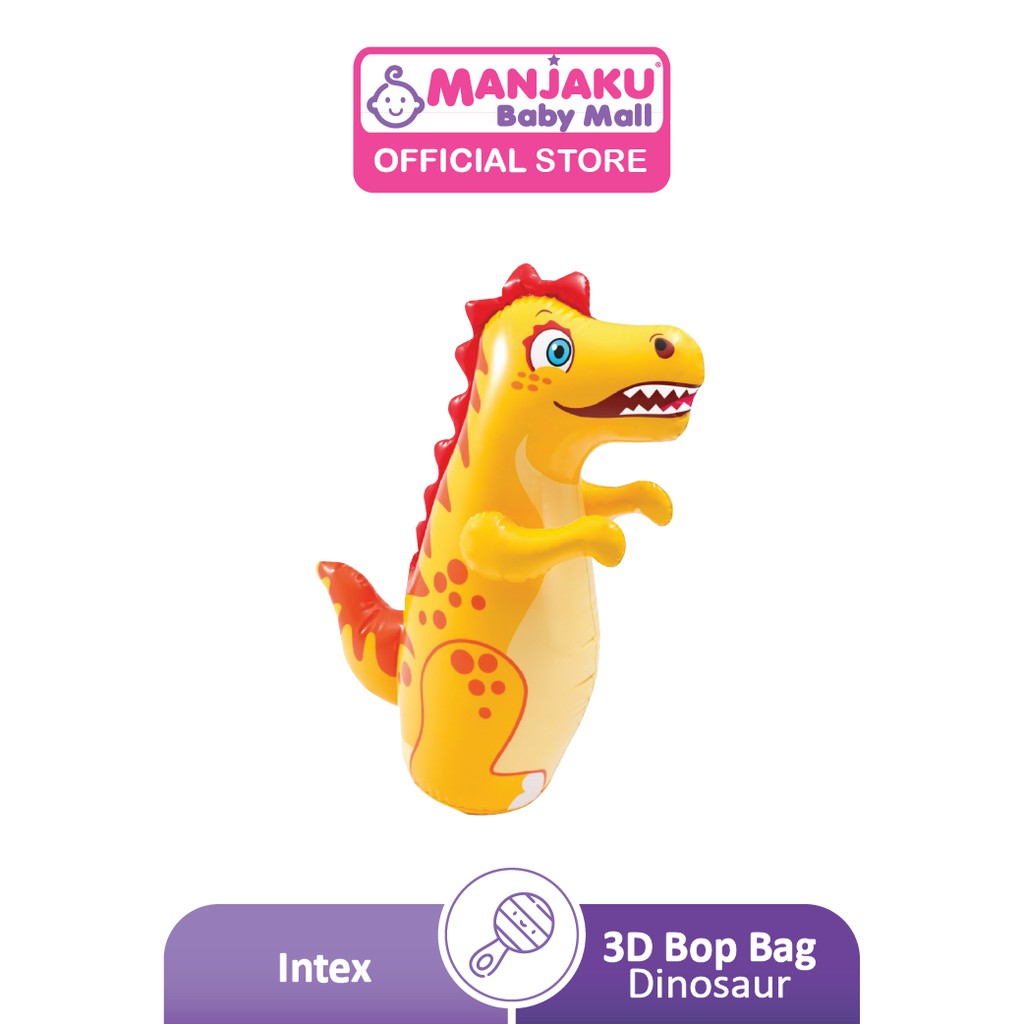 Intex 3D Bop Bag Animal Wrestler Boxing Punching Kids Inflatable Toys - Assorted Design (Model: 44670)