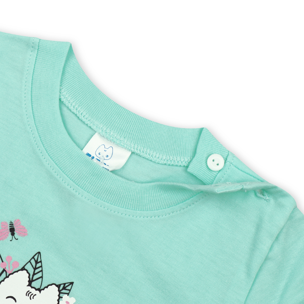 FIFFY Girl Long Sleeve Girl Pyjamas Suit 3522209 - Turquoise