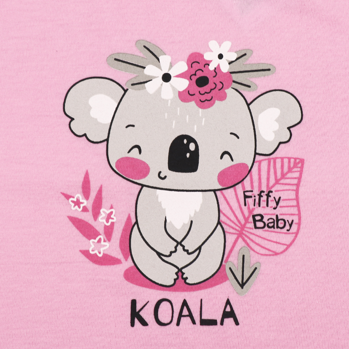 FIFFY Girl Long Sleeve Girl Pyjamas Suit 3522210 - Pink