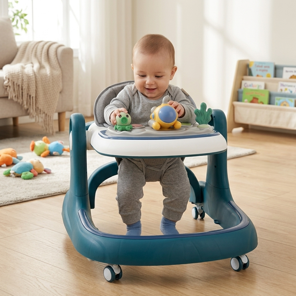 LIVKIN FB-BH-520 BABY WALKER AND TRAINER GREEN