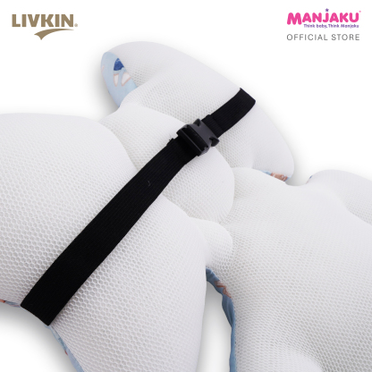 LIVKIN BABY STROLLER SEAT CUSHION BLUE / PINK