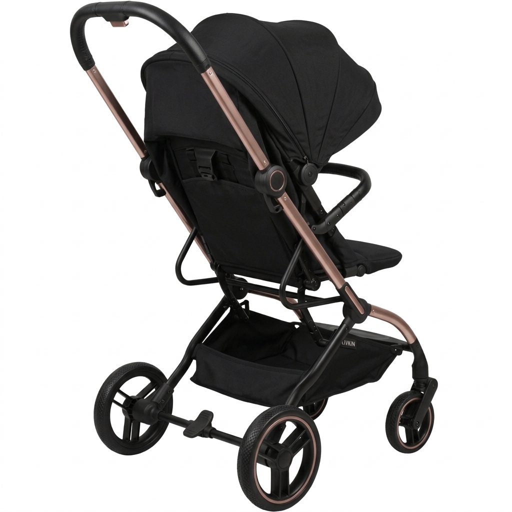 LIVKIN 360 REVERSIBLE STROLLER GK06 BLACK/GOLD