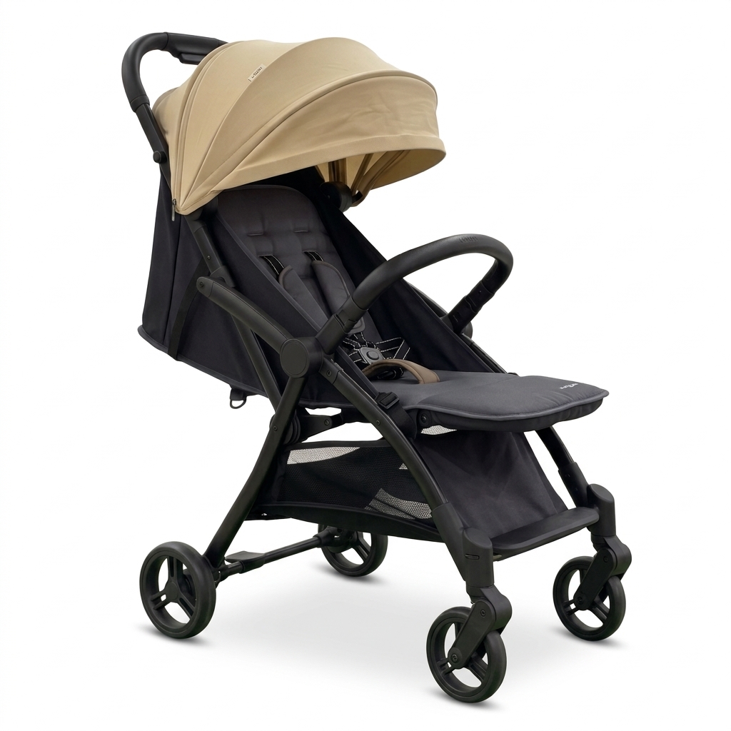 LIVIN AUTO FOLD STROLLER GK13 AVOCADO / KHAKIS