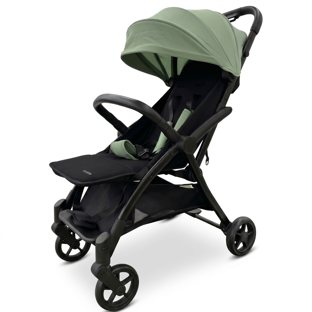 LIVIN AUTO FOLD STROLLER GK13 AVOCADO / KHAKIS