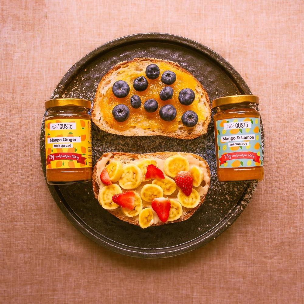 GUSTO Mango Ginger Spread Fruit Jem 120G