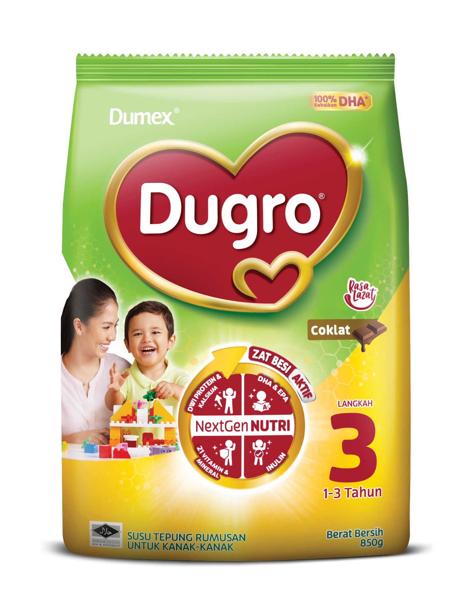 DUGRO 3 CHOCOLATE 850G (NEW)