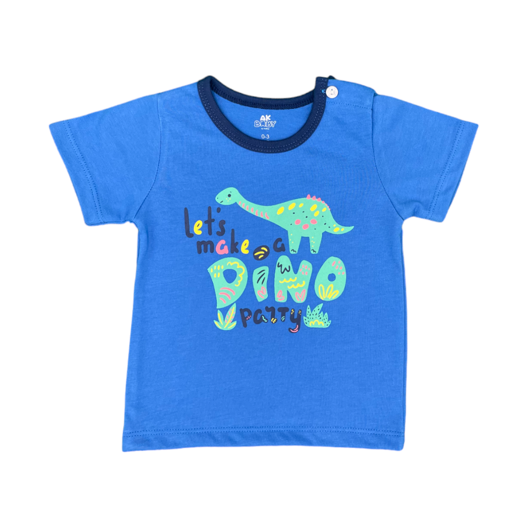 Anakku Baby Boy Little Dino Suit Set (EAK-1008-2) - Blue
