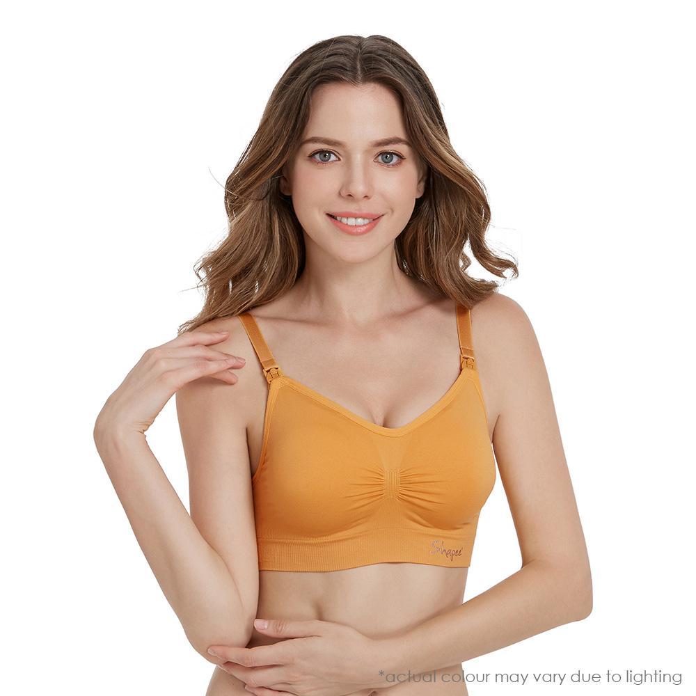 Shapee Classic Nursing Bra - Yellow Gold (NB128)