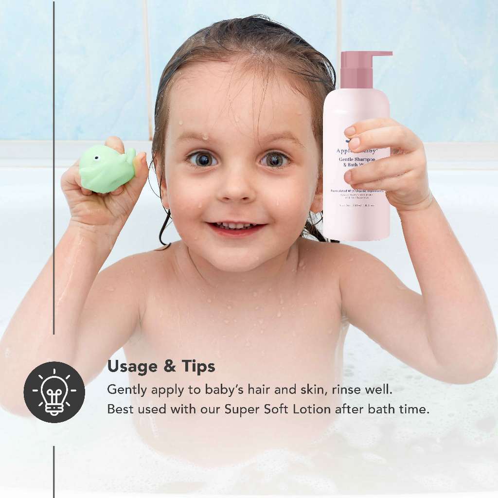 Applecrumby Gentle Shampoo & Bath Wash 250ML