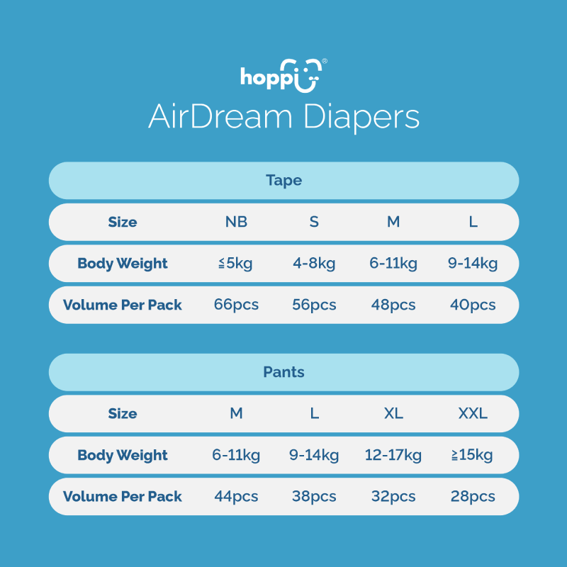 Hoppi Pants Diapers - L38