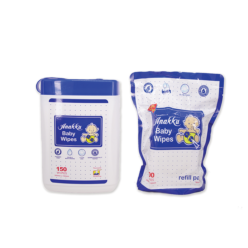 ANAKKU WET TISSUE CANISTER+REFILL 1 SET