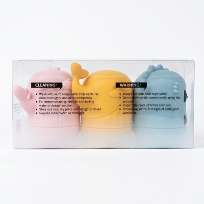 MOMMYMORA SILICONE BABY BATH TOYS 3-IN-1