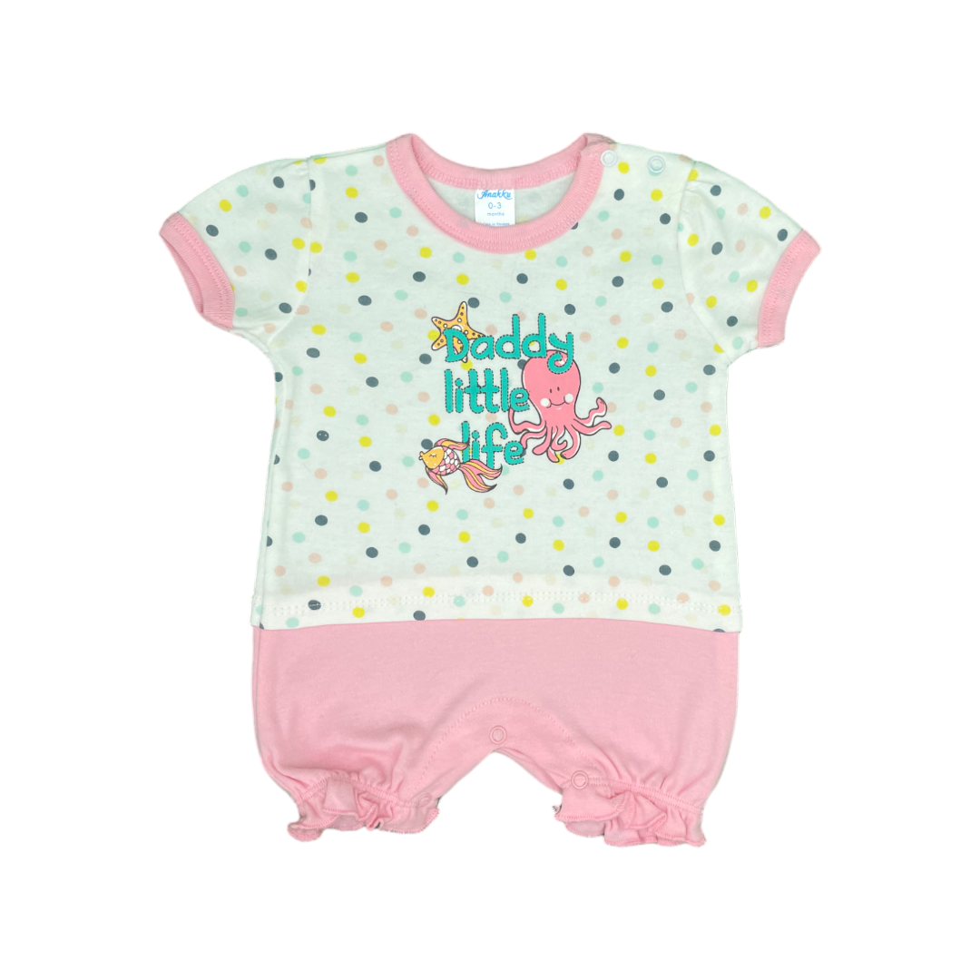 Anakku Baby Daddy Little Life Romper (EAK671-2)-White