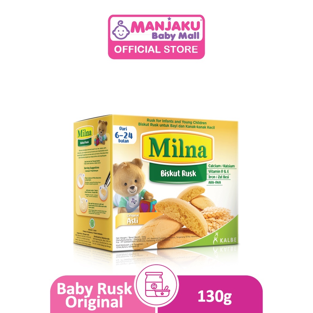 MILNA BABY RUSK-ORANGE 130G