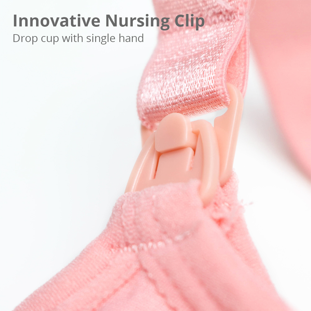 Shapee Classic Nursing Bra - Maroon (NB116)