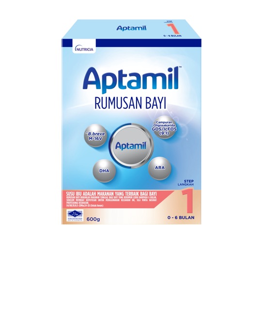 APTAMIL STEP 1 INFANT MILK FORMULA 0-6M 600G