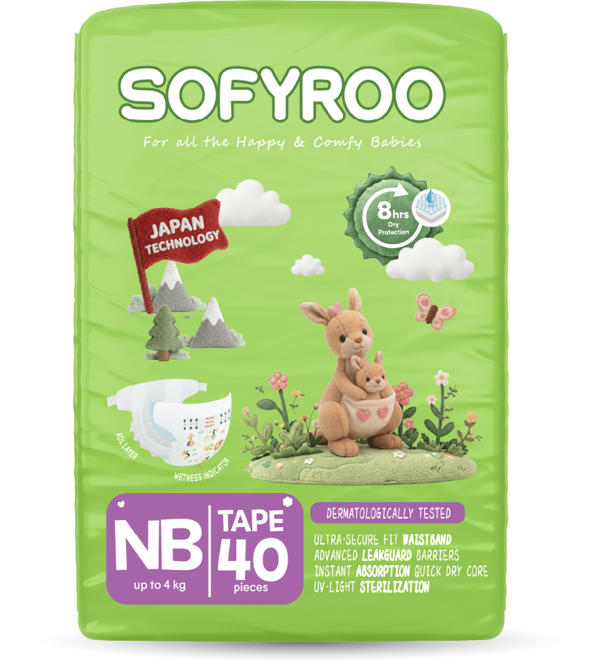 SOFYROO DIAPERS TAPE NB40