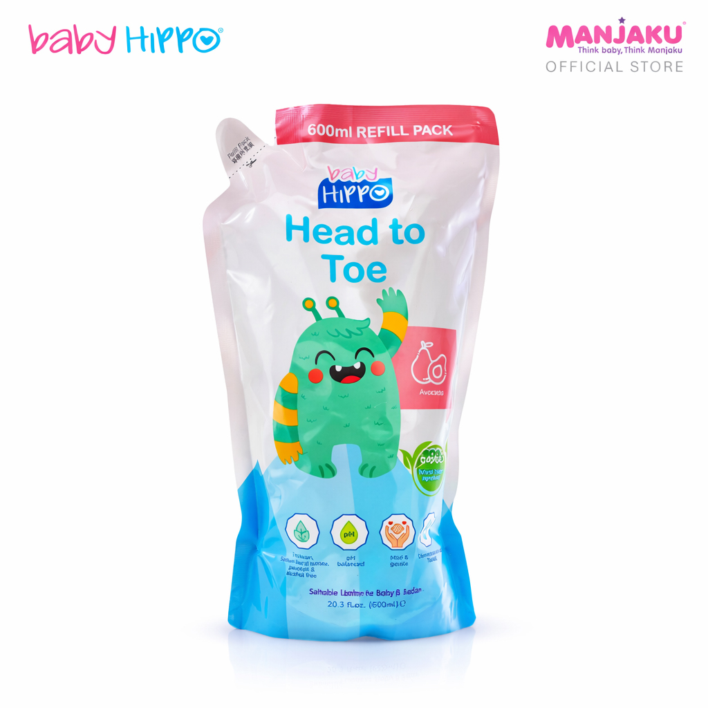 B.HIPPO HTT 600ML AVOCADO