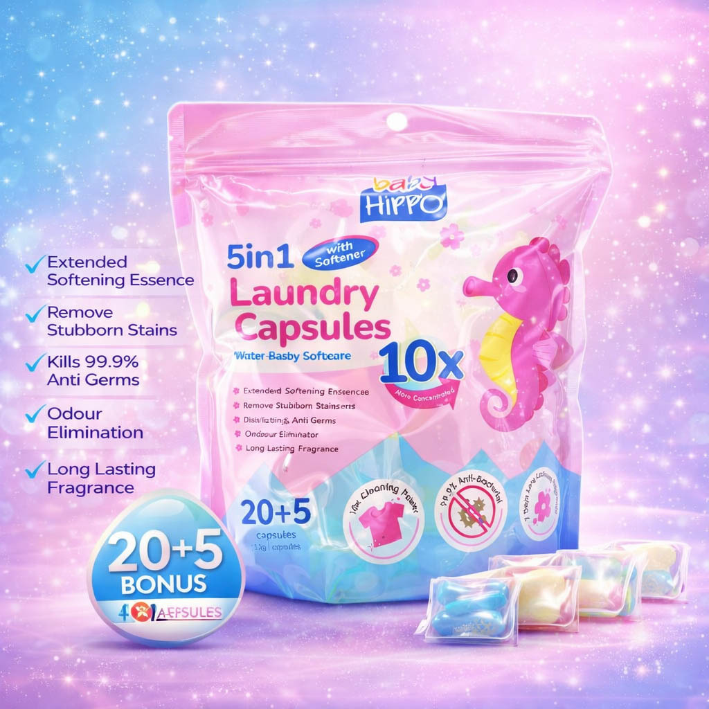 B.HIPPO 5IN1 L/DRY CAPSULE (20+5'S)