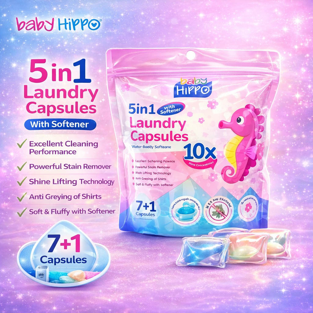 B.HIPPO 5IN1 L/DRY CAPSULE (7+1'S)