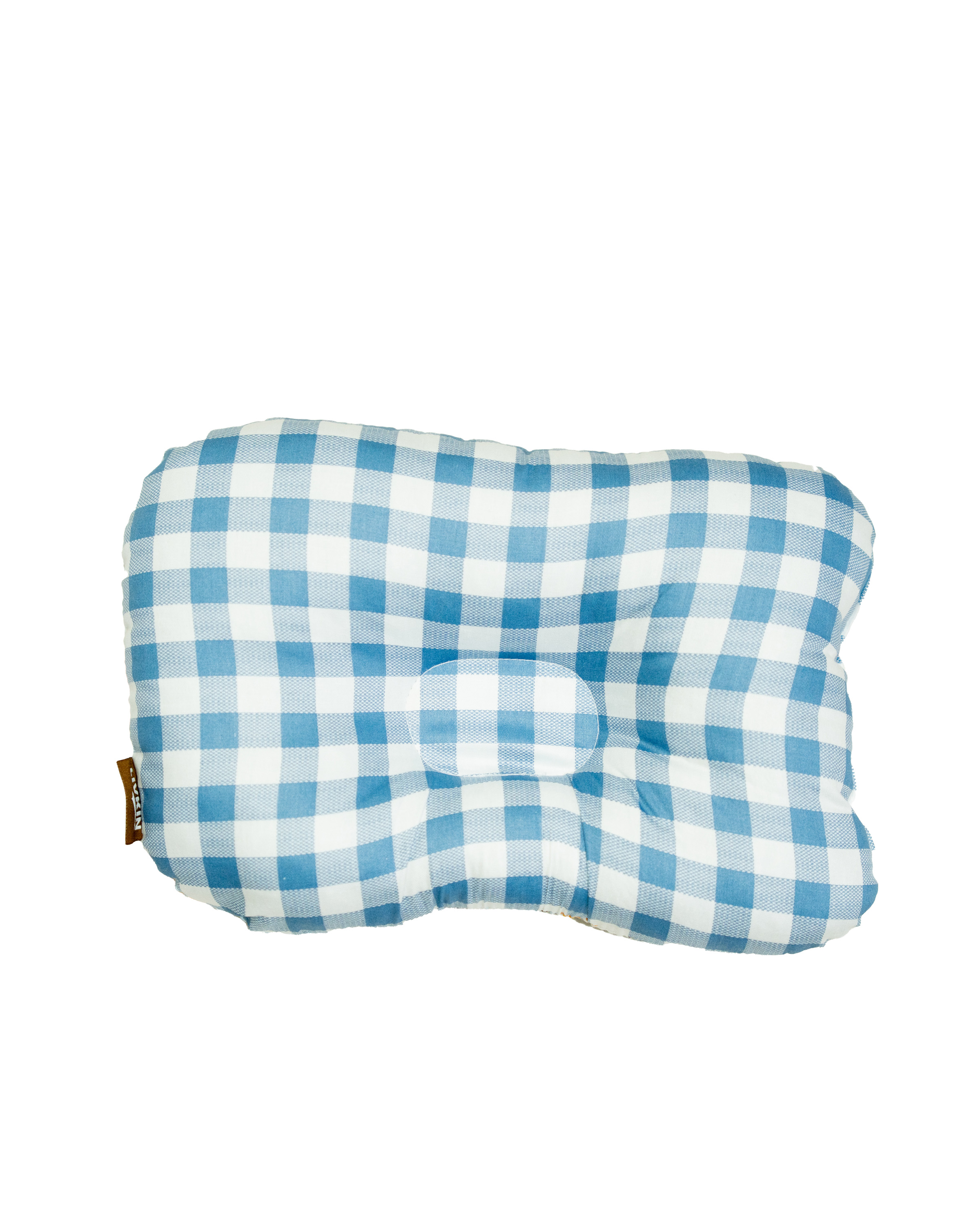 LIVKIN NEW BORN DIMPLE PILLOW BLUE/GREY - FB