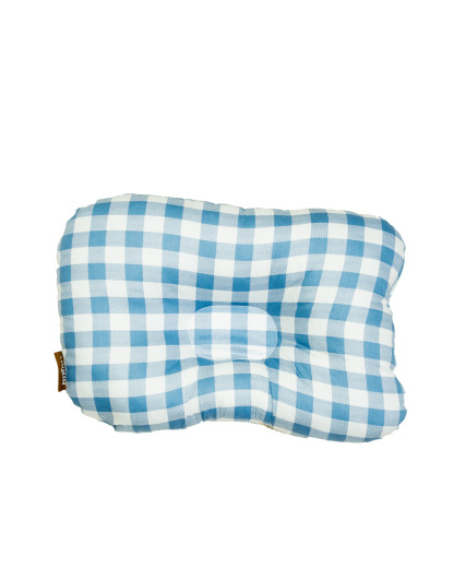 LIVKIN NEW BORN DIMPLE PILLOW BLUE/GREY - FB