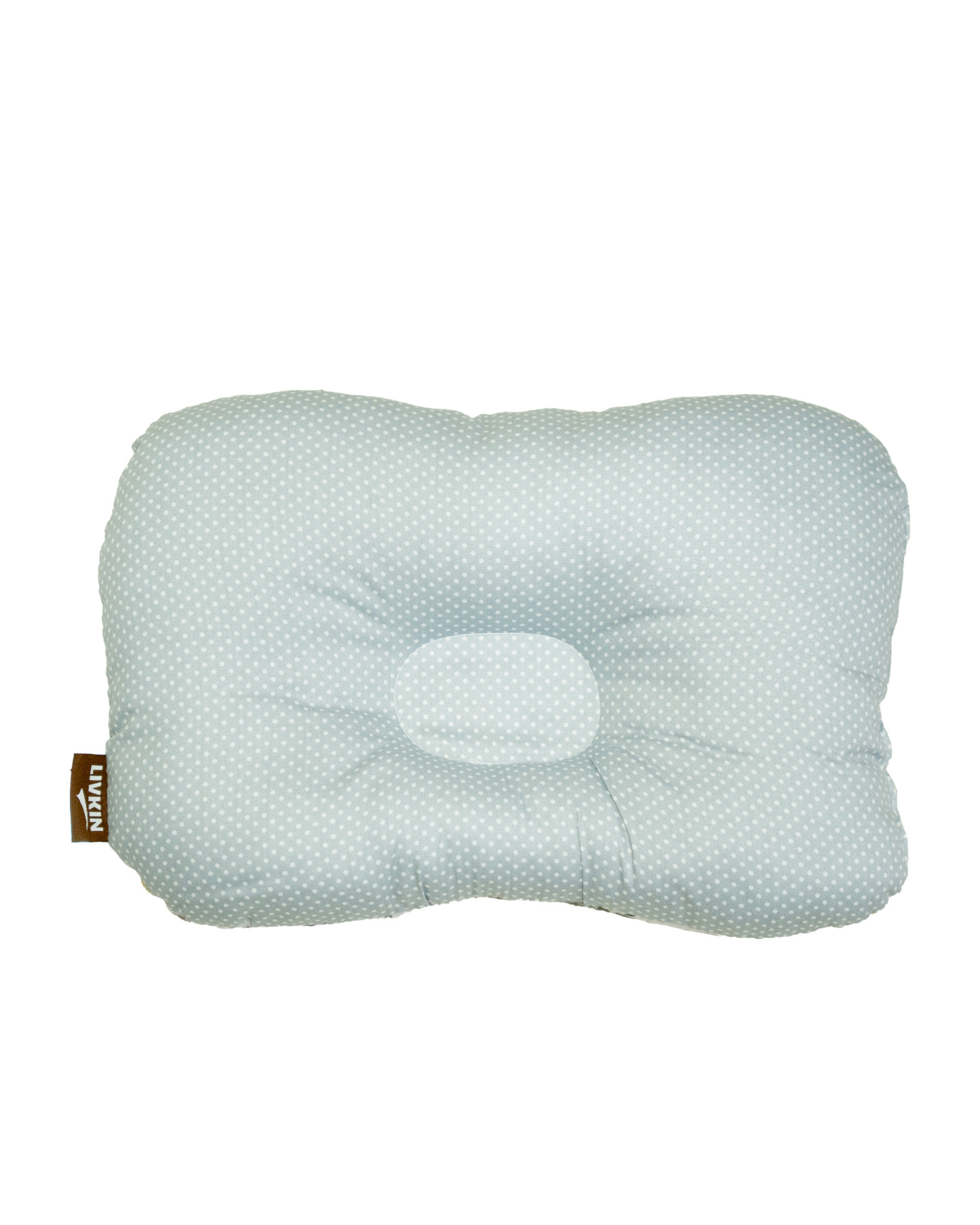 LIVKIN NEW BORN DIMPLE PILLOW BLUE/GREY - FB