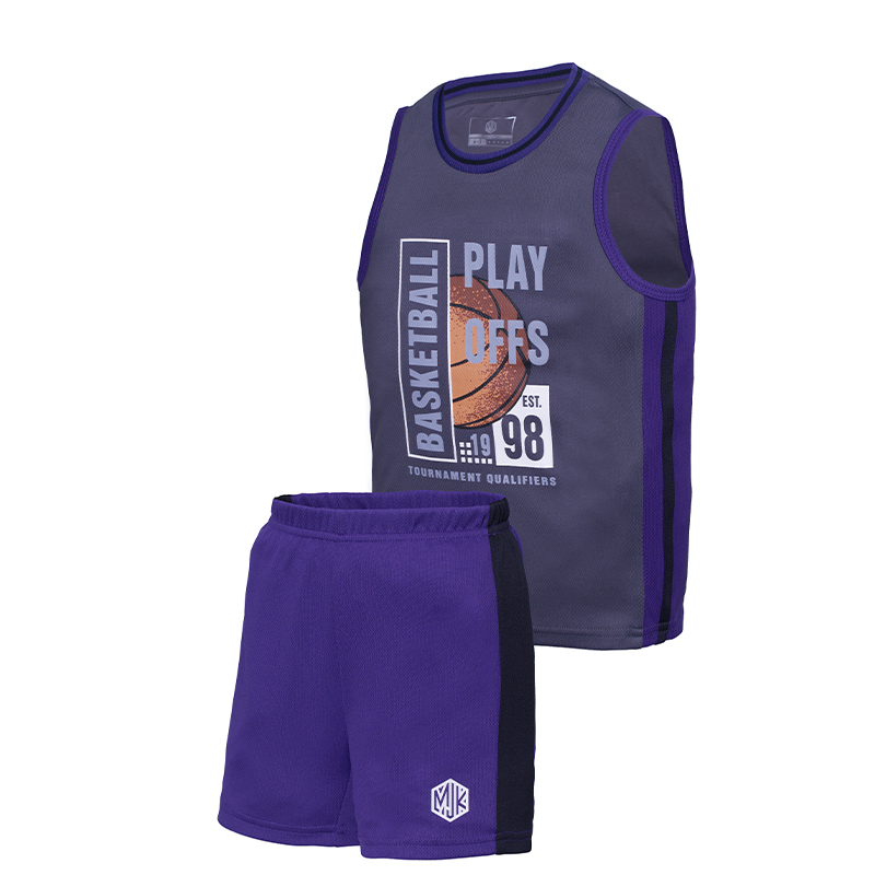 MJK KIDS B SUIT (MKS0525-40017) - Grey