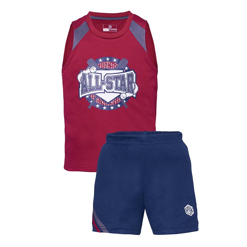 MJK KIDS B SUIT (MKS0525-40015)-Maroon
