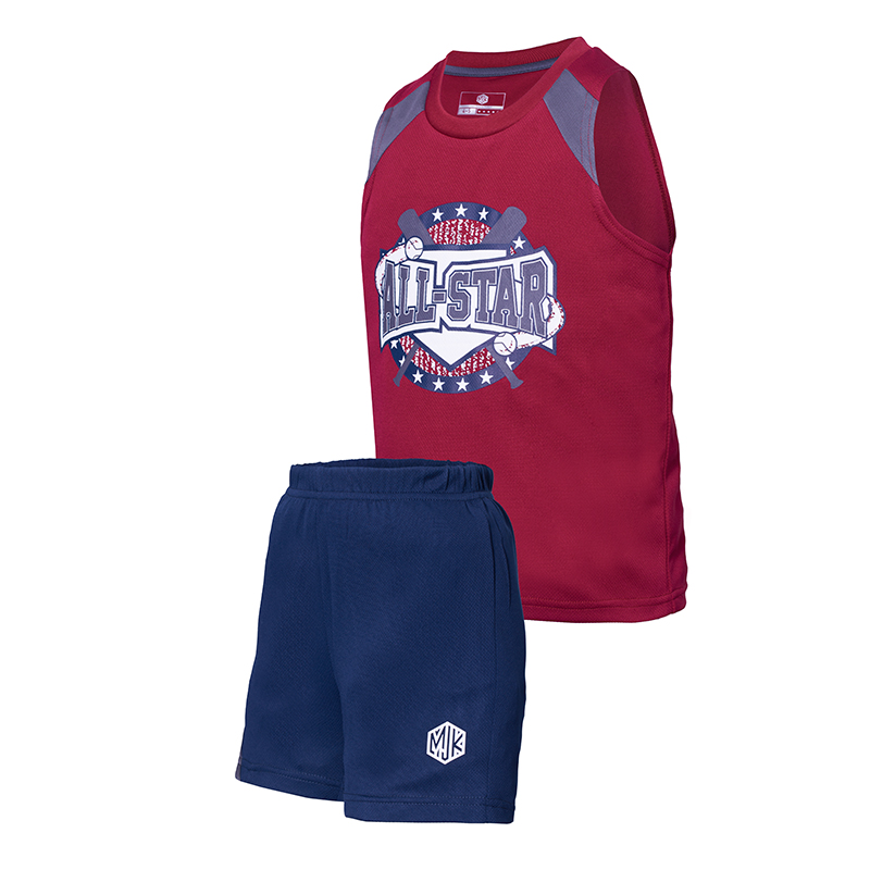 MJK KIDS B SUIT (MKS0525-40015)-Maroon