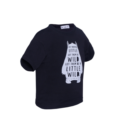 B.HIPPO S/S TOP (HTT0525-10047) Boy Tops - Black
