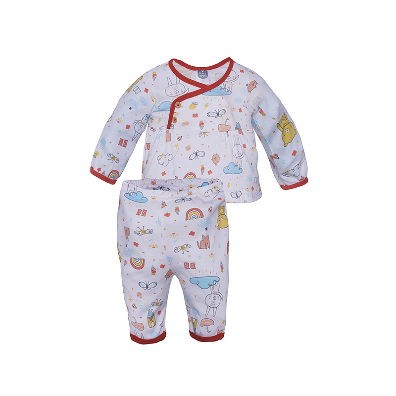 BABY HIPPO INF SUIT (HFS0525-19023-6-12M)-Girl-White