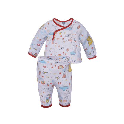 BABY HIPPO INF SUIT (HFS0525-19023-0-6M)-Girl-White