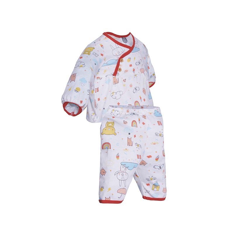 BABY HIPPO INF SUIT (HFS0525-19023-0-6M)-Girl-White