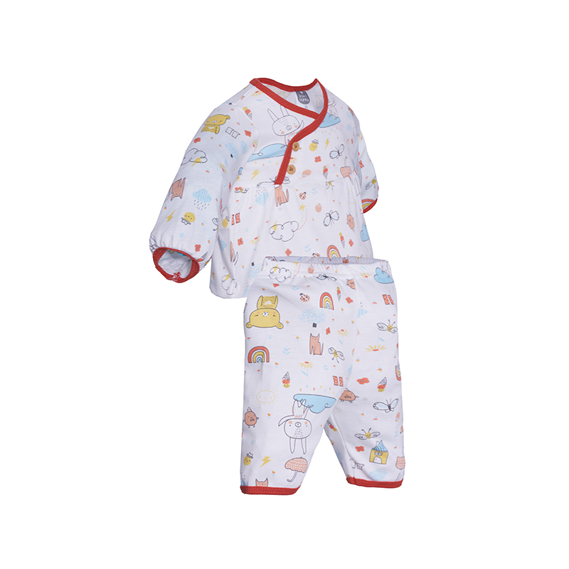 BABY HIPPO INF SUIT (HFS0525-19023-0-6M)-Girl-White