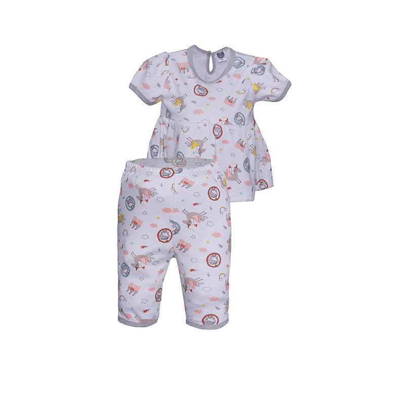 BABY HIPPO INF SUIT (HFS0525-19020-12-18M)-Girl-White