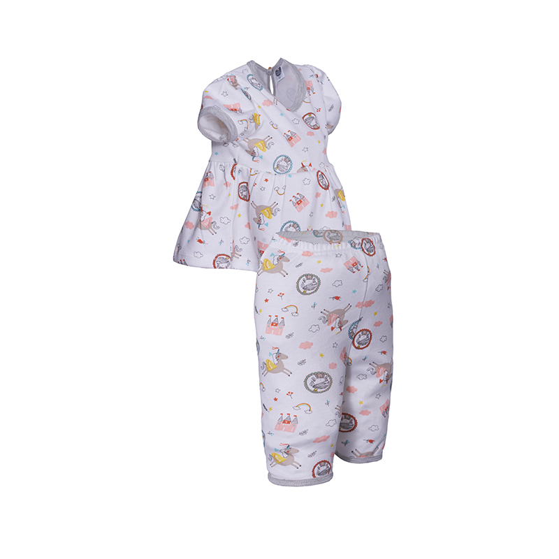 BABY HIPPO INF SUIT (HFS0525-19020-12-18M)-Girl-White